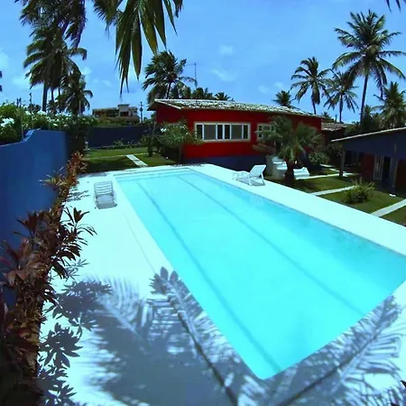Casa Colorida Vila Praia de Pipa Exterior foto